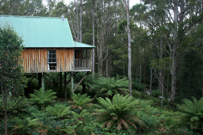 Lemonthyme Lodge cabin, Moina
