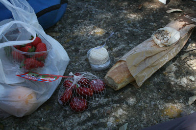 picnic lunch, Ortinola, Cap Corse