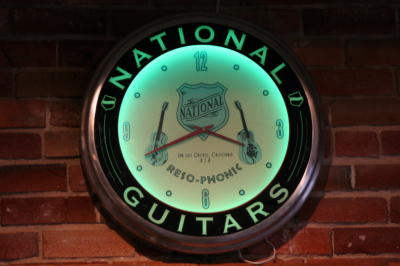 Clock - National Guitars