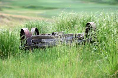 Abandoned wagon