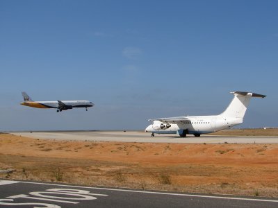 Aircrafts at Faro Airport