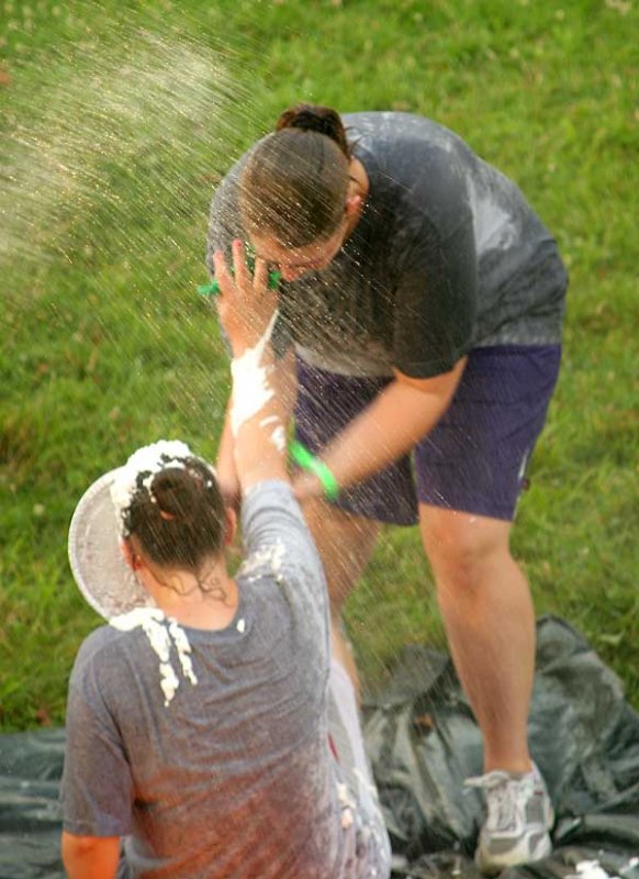 Pie in the face