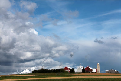 John David's farm late afternoon.