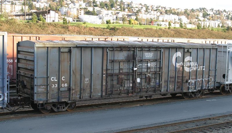 CLC 3366, PC&F double-plug door boxcar