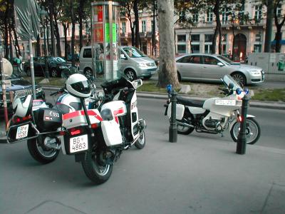 The Police bikes