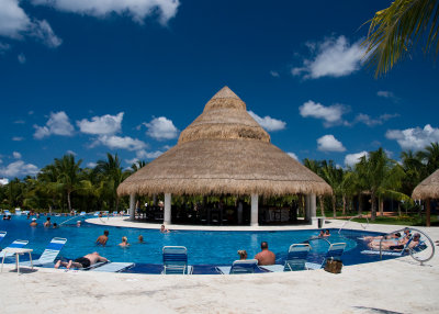 Pool next to the beach