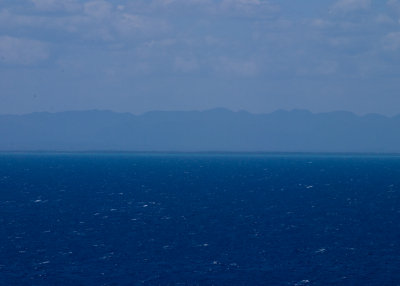 Sailing past Cuba