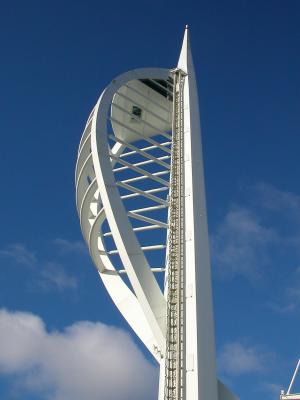 Spinnaker Tower, Portsmouth, on a clear winter's day - December 2005