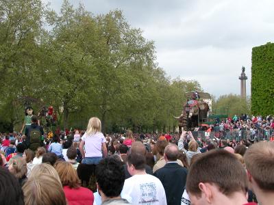 Arriving at Horseguards