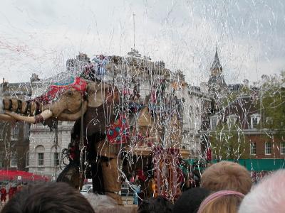 Ribbon shower