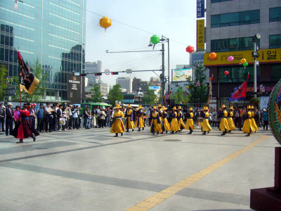 Seoul, Deoksu Palace, Changing of the Guard 4