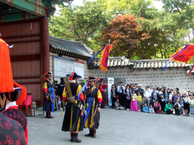 Seoul, Deoksu Palace, Changing of the Guard 6, exchange of authority