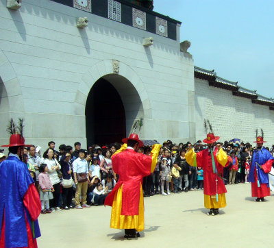 Seoul, Gyeongbok Palace, Changing of the Guards 1