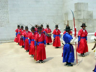 Seoul, Gyeongbok Palace, Changing of the Guards 3