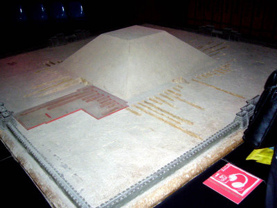 HanYangLing model, shaded part is the museum