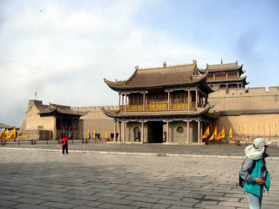 Jia Yu Guan, command center, theater at left
