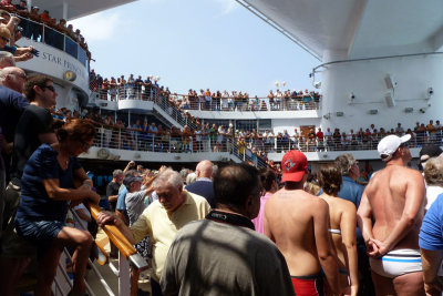 The Star Princess crossing the Equator