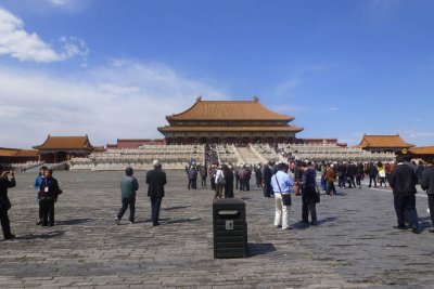 Beijing the Forbidden City.  The Emperor holds court here.