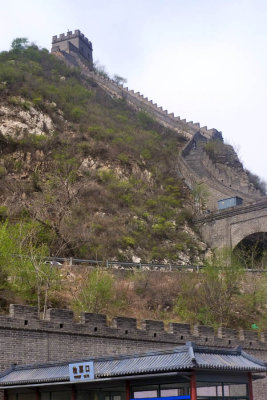 The Great Wall the steep side