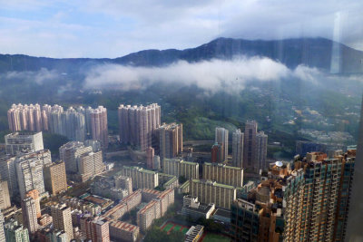 Hong Kong, after a storm, view from my room on the 70th floor 7