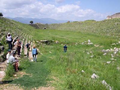 Aphrodisias stadium, seats 30,000