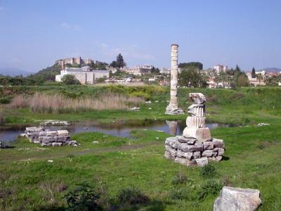 Efes, All that remains of ArtemisTemple is the column