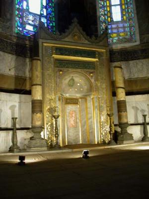 Istanbul, Aya Sofya Mihrab (pointing to Mecca)