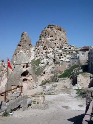 Cappadocia, 'castle' from hotel