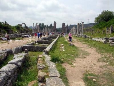 Perge, water distribution system