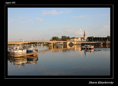 St-Jean-de-Losne, Saone river, Burgundy