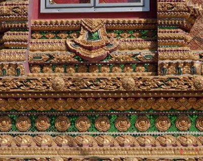 Wat Na Kwai Ubosot Wall Detail (DTHU159)