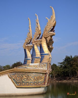 Wat Ban Na Muang Naga-headed River Barge Wiharn Prow (DTHU175)