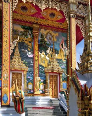 Wat Choeng Thale Ubosot Facade (DTHP140)