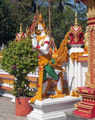 Wat Prachapithak Ubosot Gate Kinaree (DTHU544)