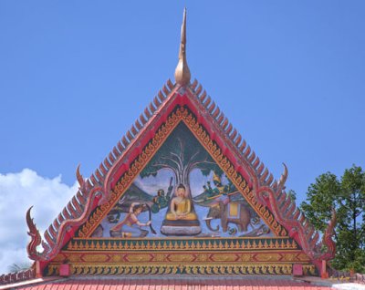 Wat Pa Saen Udom Ubosot Gable (DTHU195)