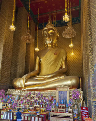 Wat Kanlayanamit Wiharn Buddha Phra Buddha Trai Rattananayok (DTHB1212)