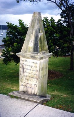 Eight mile Road Marker to Watsons Bay.jpg