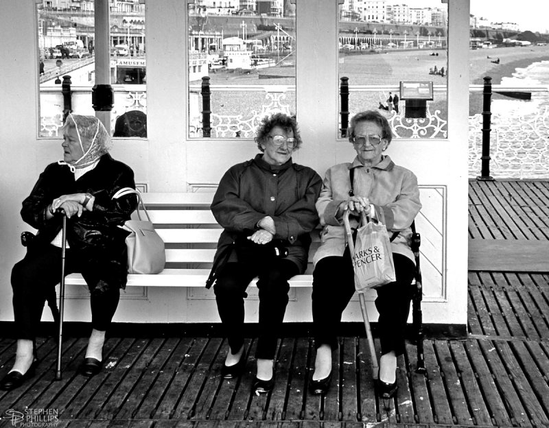 Ladies on the Pier