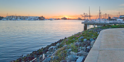 Sunset at The Oakland Estuary