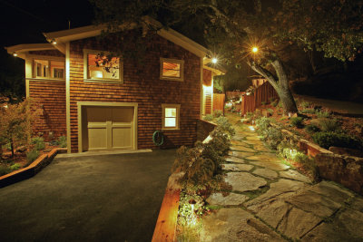 Entrance at Night - Lighting