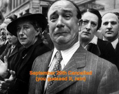 September 20, 2011 cancelled