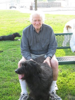 Dr. Bill Symes and Monsieur (photo by Kate Keil)
