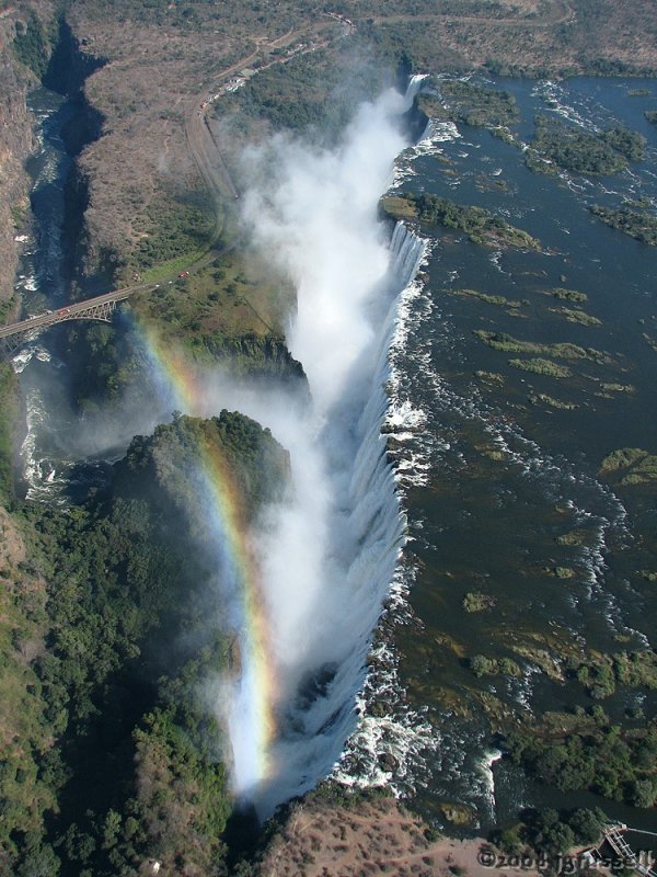 Rainbow over Victoria Falls