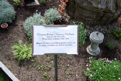 fairy garden sign