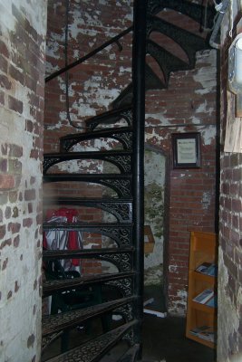 inside the lighthouse