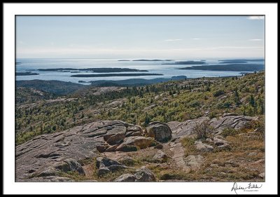 Cranberry Islands from Cadillac Mountain