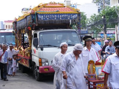 A traditional funeral
