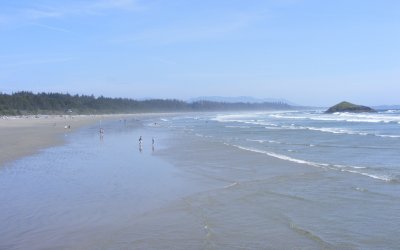 The good waves of Long Beach, Vancouver Island.