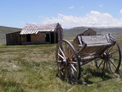 The old ghost town of Bodie.