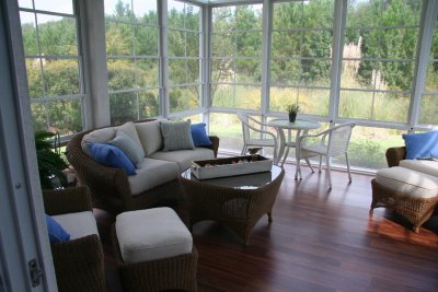 Floor in sun room